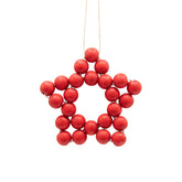 Tähtikoriste Ornament, 7,5 cm, red