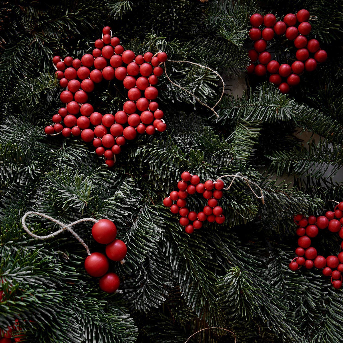Tähtikoriste Ornament, 10 cm, red