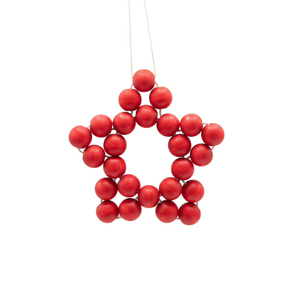 Tähtikoriste Ornament, 10 cm, red